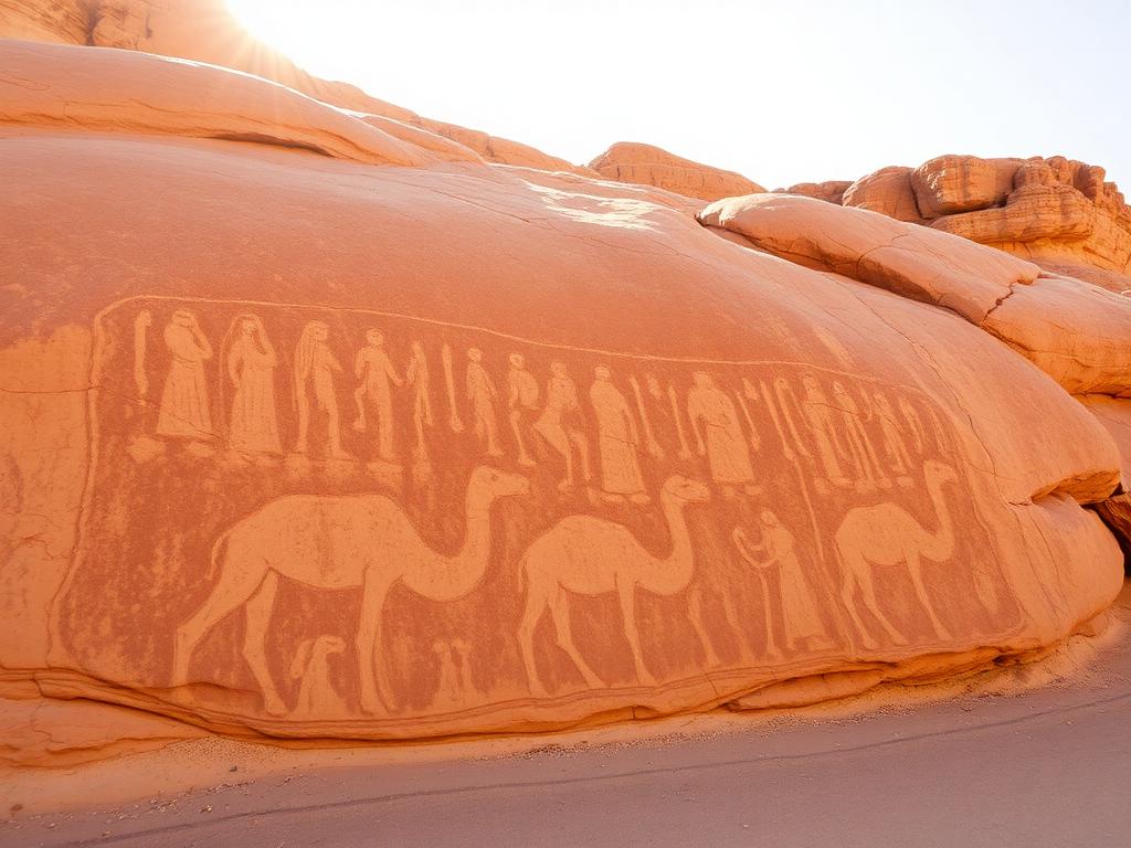 نقوش جبة الصخرية التاريخية
